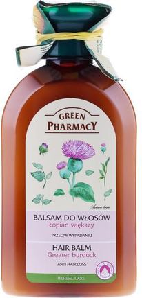 Green Pharmacy Balsam Do Włosów Przeciw Wypadaniu Olejek Łopianowy 300 ml
