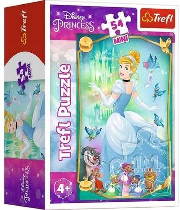 Trefl Puzzle mini 54el. Disney Princess Kopciuszek 19717