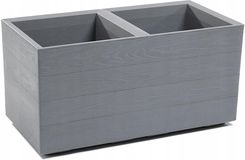 Lamela Doniczka 78cm X 39 X 39 Karo Szara Deska