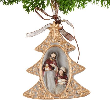 Villa Italia Zawieszka Choinka 10cm Holy Family