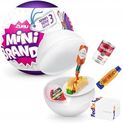 Zuru 5 Surprise Mini Brands Kula Zabawka Niespodzianka Produkty Miniatury S3