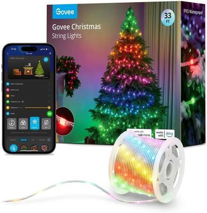 Govee Christmas Light Oświetlenie świąteczne Lampki choinkowe 10m H70C1