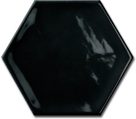 Bestile Bondi Hexagon Black Shine 11,0x12,5