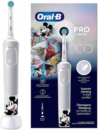 Oral-b Vitality Pro 103 Disney Kids Mysza Biały