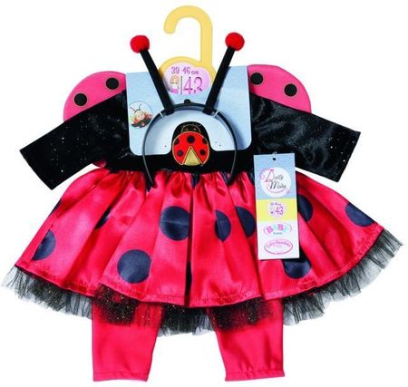 Zapf Baby Sukienka Lady Bug 43Cm