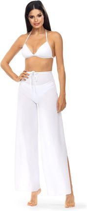 Spodnie plażowe L8025 V1 Białe (Rozmiar S/M)