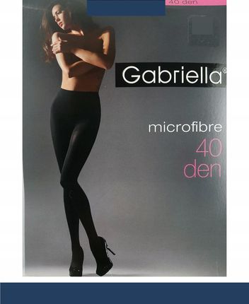 GABRIELLA Rajstopy microfibre 40 DEN NAVY / 2-S