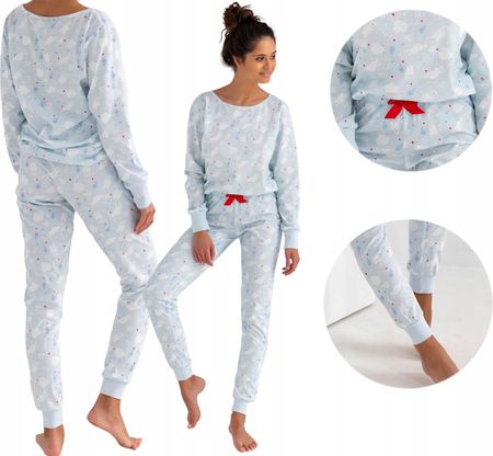 bawełniana piżama z nadrukiem Blue Dream *XL*
