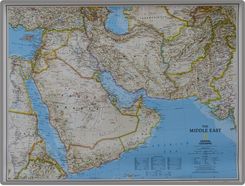 Zdjęcie National Geographic Geographic, Mapa Ścienna Bliski Wschód Classic, 1:6 083 000, 77X59Cm - Pieniężno
