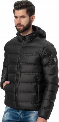 EA7 Emporio Armani czarna kurtka puchowa męska r S Ceny i opinie