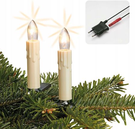 Hellum Lampki Bezprzewodowe Świeczki Dekoracyjne Na Boże Narodzenie 15 Szt  
