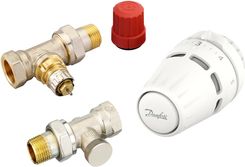 Zdjęcie Zestaw termostatyczny Danfoss z głowicą Regus RA nakrętka +RA-N+RLV-S 15 prosty - Żory