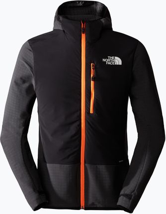 The North Face Kurtka Hybrydowa Męska Dawn Turn Hybrid Ventrix Midlayer Sphalt Grey Black Shocking Orange