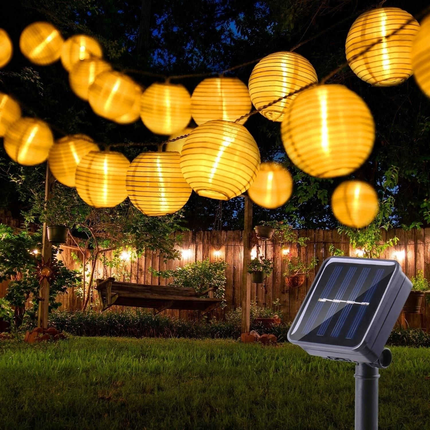 Brizlabs Lampiony Solarne Lampki 30 Led Girlanda