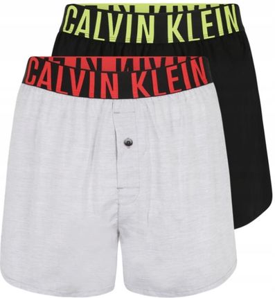 Bokserki męskie spodenki Calvin Klein 2-pak 000NB2637A Wia M
