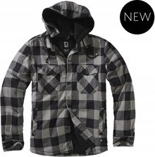 Kurtka Brandit Lumberjacket hooded black/charcoal XXL