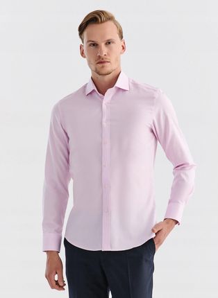 Różowa koszula męska Slim Pako Lorente roz. 37-38/164-170