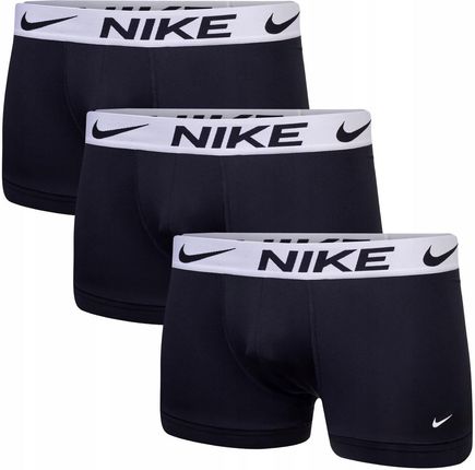 Nike Bokserki Męskie Majtki Trunk 3PK Czarne r.XL