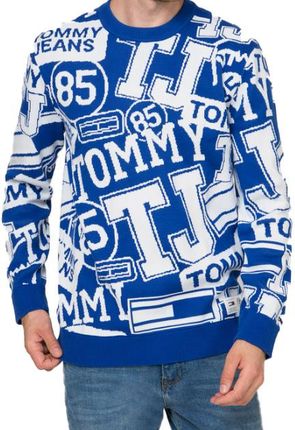 Tommy Jeans Sweter Logo Print M Dm0Dm05070