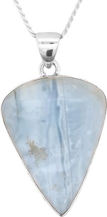 Opal niebieski wisiorek oprawiony (ZAW34) Srebro [925] Srebrna zawieszka z Opalem niebieskim [925]