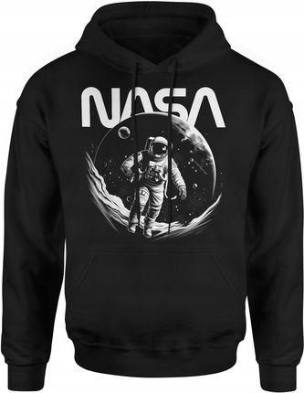 Nasa Kosmos Bluza Męska Z Nadrukiem Astronauta L