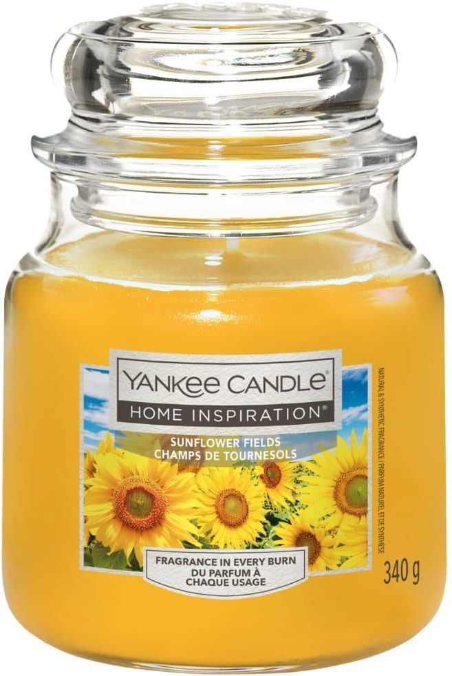 Yankee Candle Świeca Home Inspiration Sunflower Fields Średni Słoik