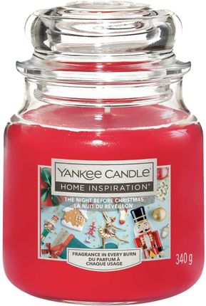 Yankee Candle Świeca Home Inspiration Before Christmas Średni Słoik 340g
