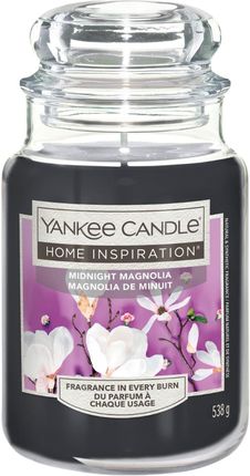 Yankee Candle Świeca Home Inspiration Midnight Magnolia Duży Słoik 538g