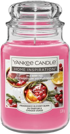 Yankee Candle Świeca Home Inspiration Wild Berry Fizz Duży Słoik 538g