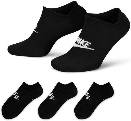 Nike Sportswear No-Show Socks 3-Pack Black/ White