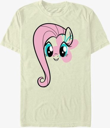 Queens Hasbro Vault My Little Pony - Fluttershy Face Men's T-Shirt Natural