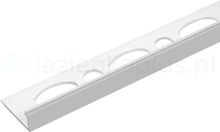 Profil ozdobny do glazury PVC CEZAR 10mm 2,5m Biały