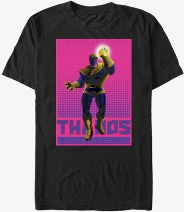 Queens Marvel - Halftone Thanos Unisex T-Shirt Black