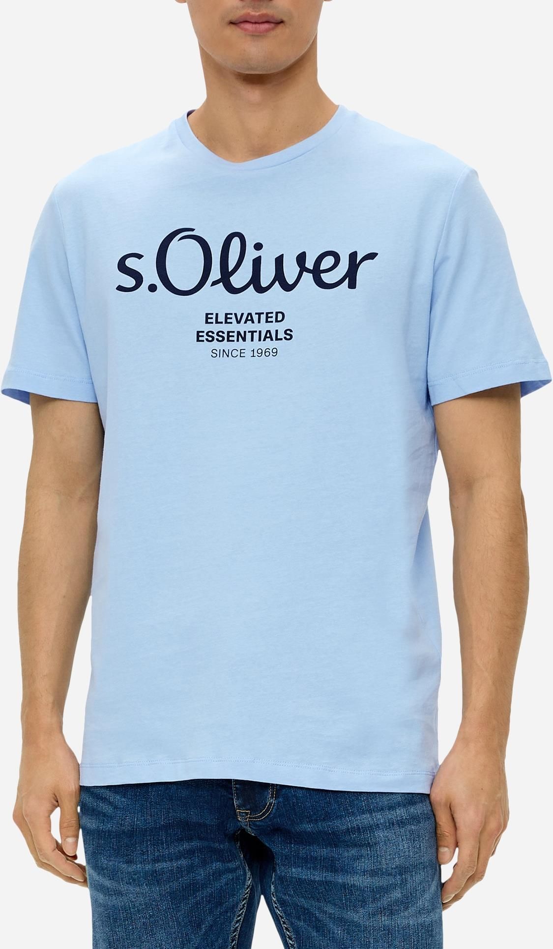 S.Oliver Blazer Uomo Taglia 50 - Giacca Slim Fit A Motivo Allover Con Tasche E Fodera