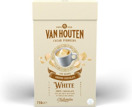 Van Houten Ground WHITE czekolada biała do picia 750g
