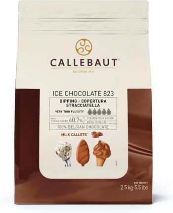 Callebaut czekolada mleczna ice do lodów 40,7% 2,5kg