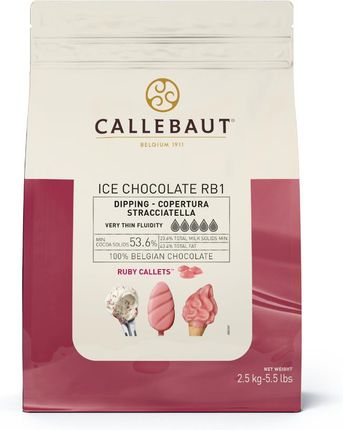 Callebaut czekolada ice ruby RB1 do lodów 56,3% 2,5kg