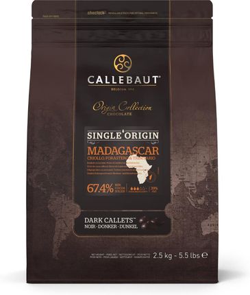 Callebaut czekolada ciemna Origin Madagaskar 67,4% 2,5kg