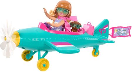 Barbie Chelsea Możesz być Samolot Zestaw z lalką HTK38