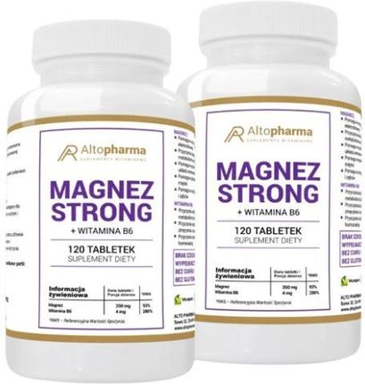 Tabletki Altopharma Zestaw 2X Magnez Strong 120 szt.
