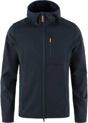 Polar z Kapturem Fjallraven Keb Fleece Hoodie M - dark navy