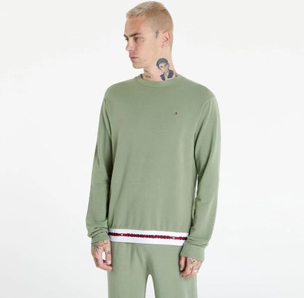 Tommy Hilfiger Logo Tape Track Sweatshirt Green