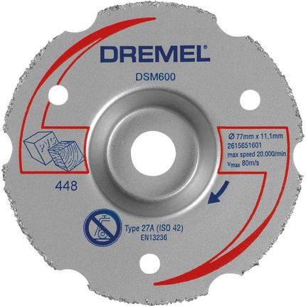 Dremel Uniwersalna węglikowa tarcza tnąca do cięć powierzchniowych DSM20 (DSM600) 2615S600JB