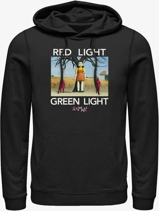 Queens Netflix Squid Game - Red Light Green Light Unisex Hoodie Black