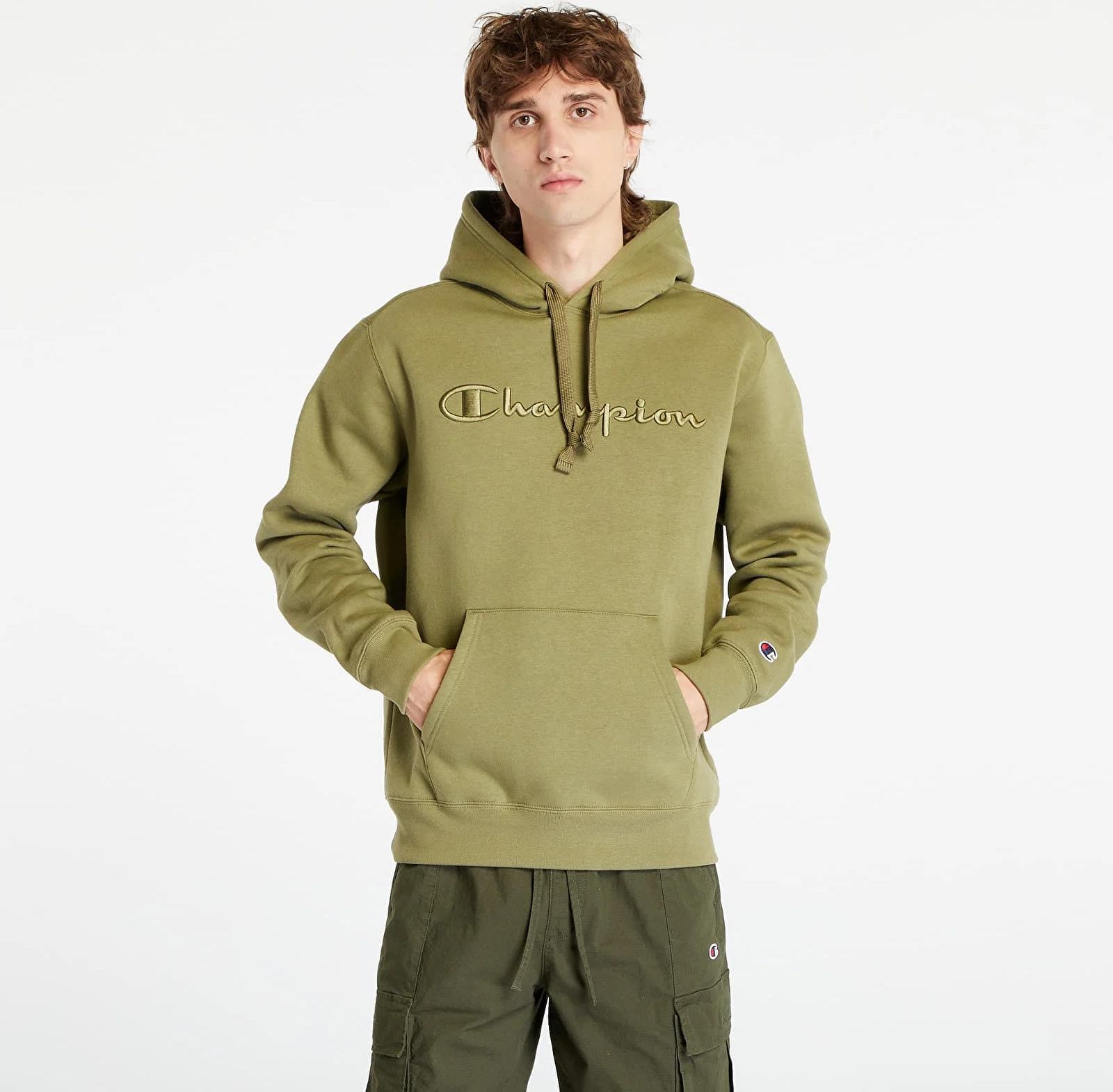 Champion Sweatshirt Khaki Womens Hoodie Light Brown Champion 
