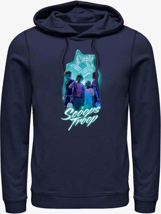 Queens Netflix Stranger Things - Scoops Troop Unisex Hoodie Navy