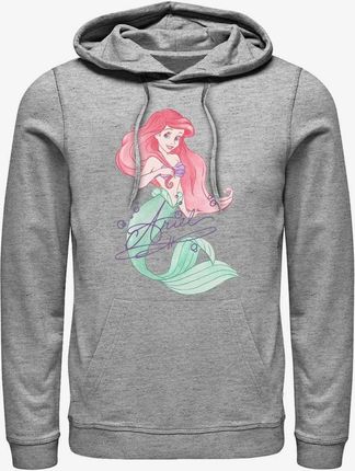 Queens Disney The Little Mermaid - Signed Ariel Unisex Hoodie Heather Grey