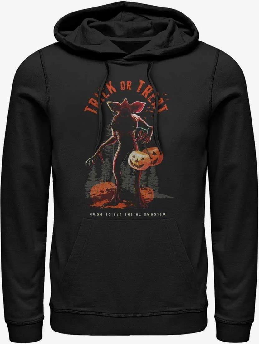 Stranger Things Fire Logo Youth Hoodie - BLACK