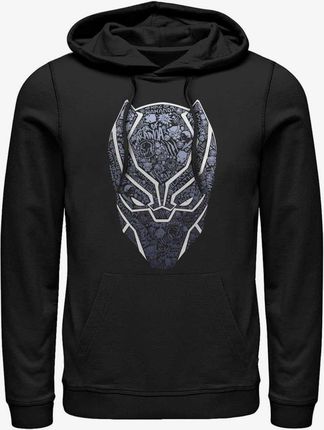 Queens Marvel Avengers Classic - Panther Icon Fill Unisex Hoodie Black