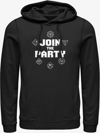 Queens Dungeons & Dragons - JOIN THE PARTY DICE Unisex Hoodie Black